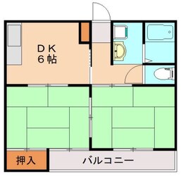 二葉コーポの物件間取画像